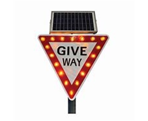LED Give Way Sign